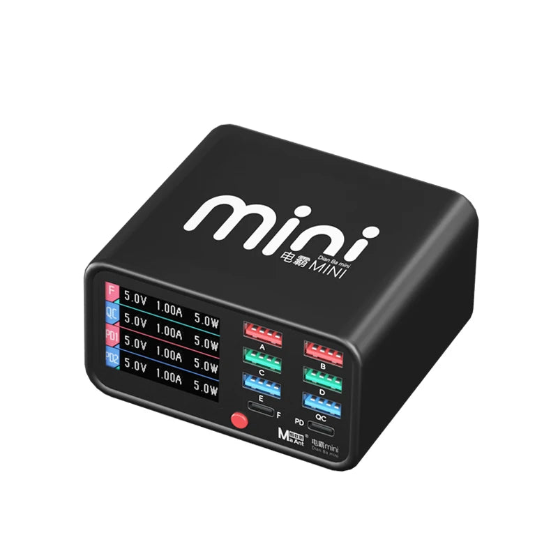 Maant Mini Strömförsörjning 75W – 8 Portar USB Laddar Station